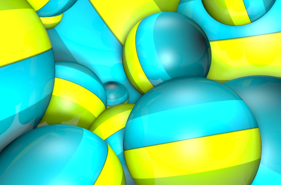 Blue yellow green