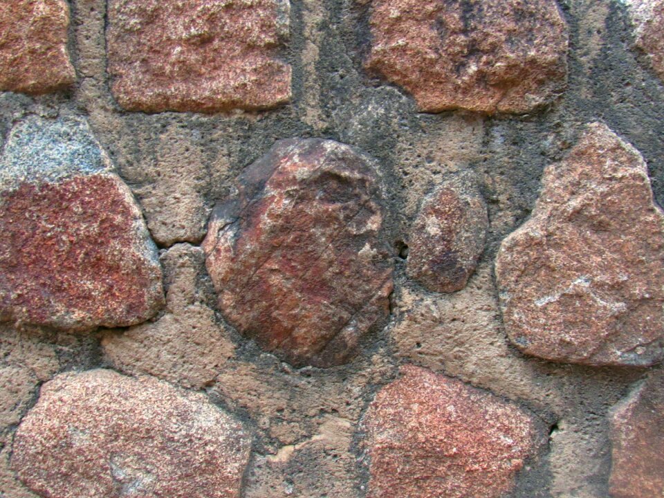 Brush brown concrete