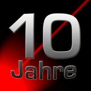 Ten years years jubilee Free illustrations