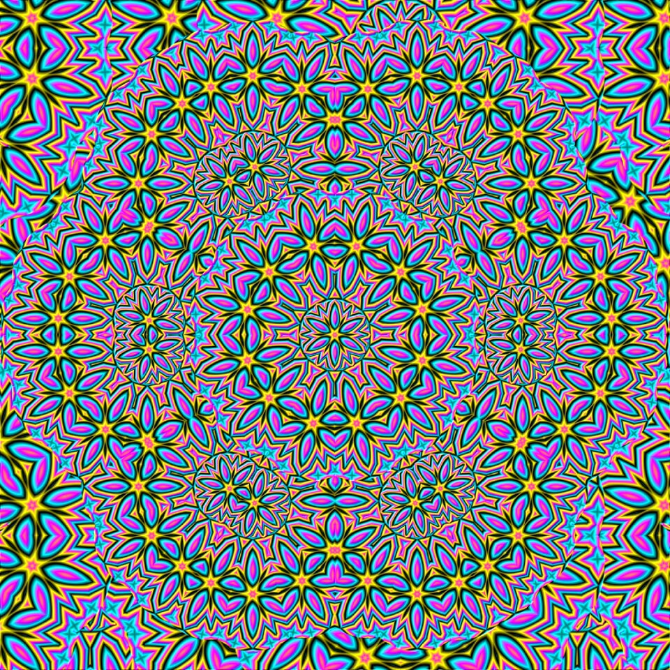 Decorative background structure