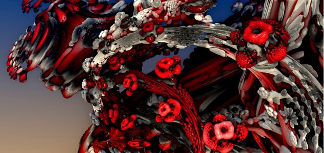 Abstract radium futuristic