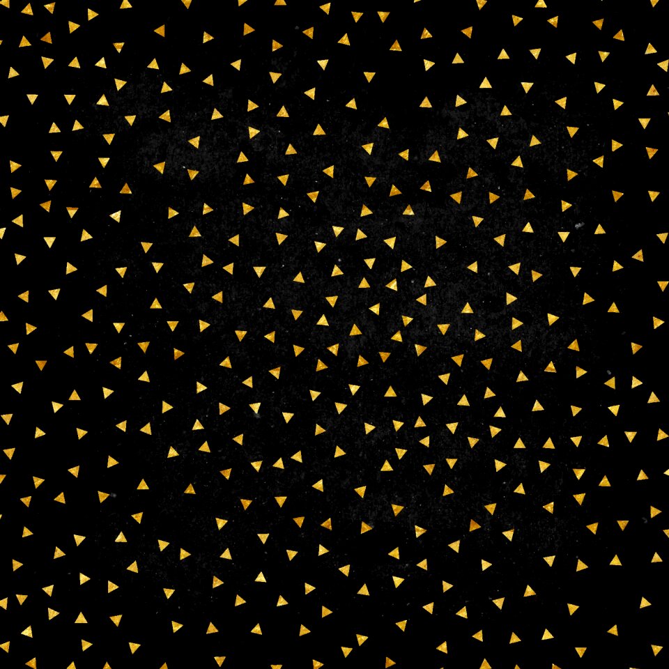 Triangles gold golden