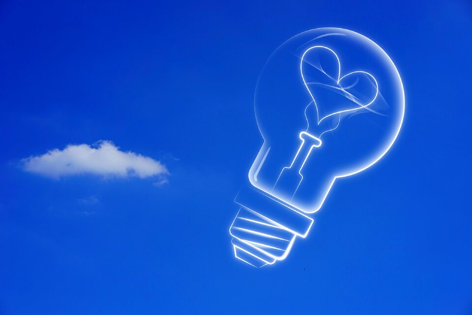 Light bulb enlightenment incidence