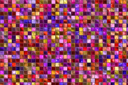 Mosaic colorful color