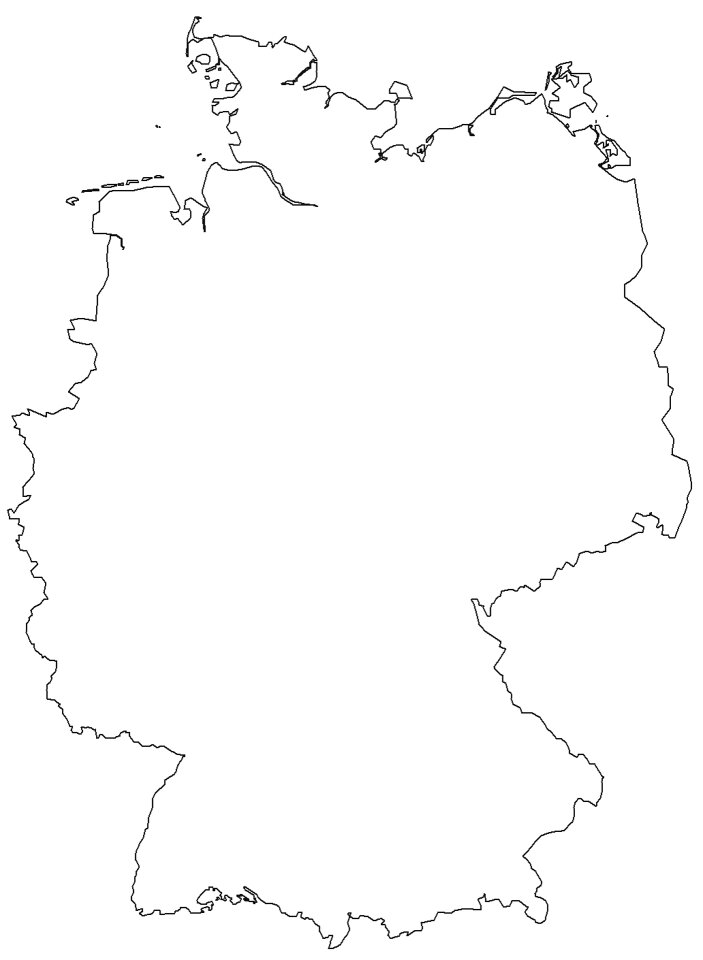 Germany map map of germany Free illustrations