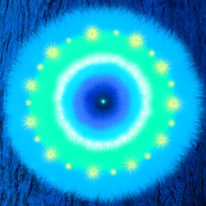 Blue healing Free illustrations