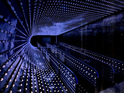 Light abstract blue