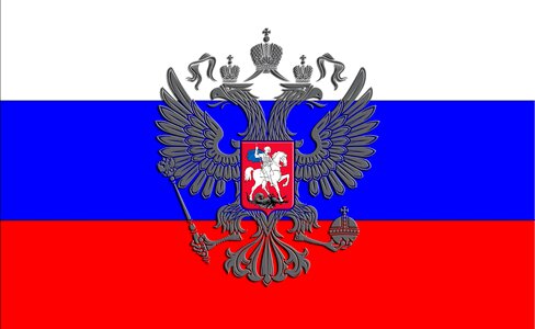 Imperial eagle flag flag of russia