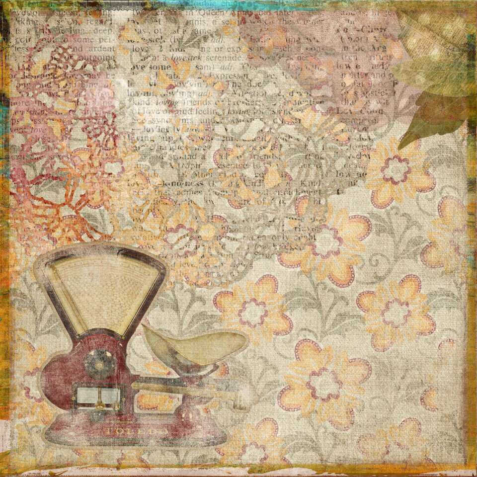 Paper scrapbook flower