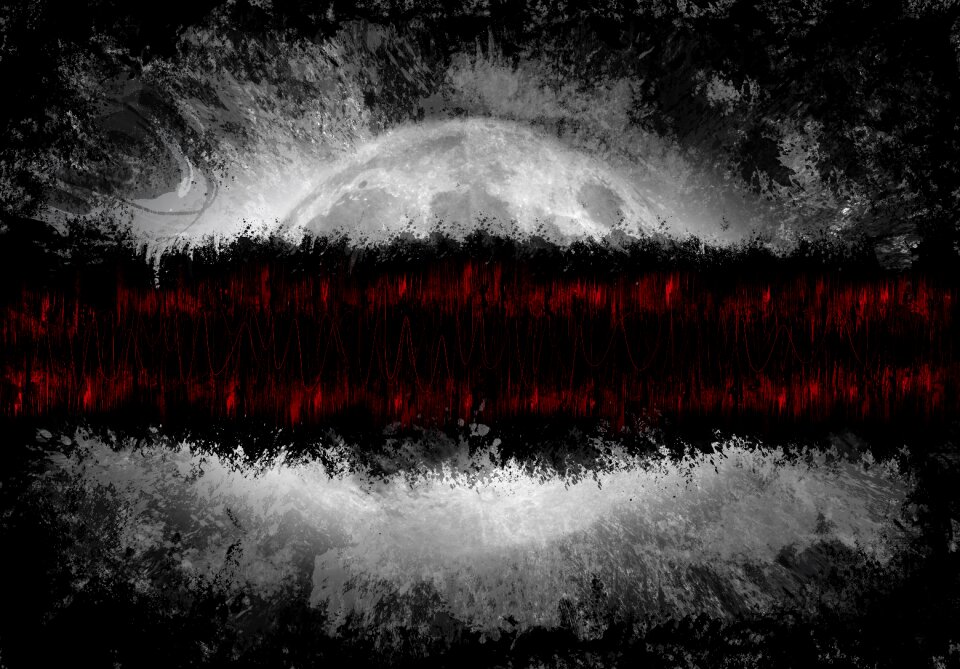 Red white black