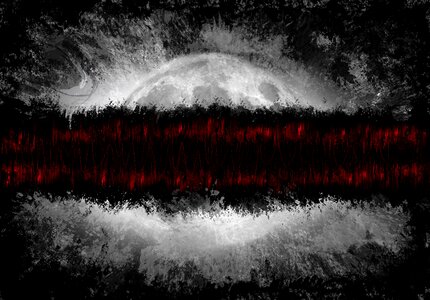 Red white black