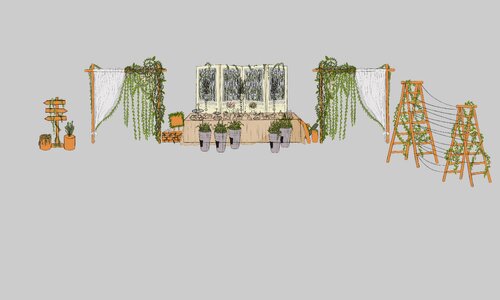 Hand-painted design Free illustrations
