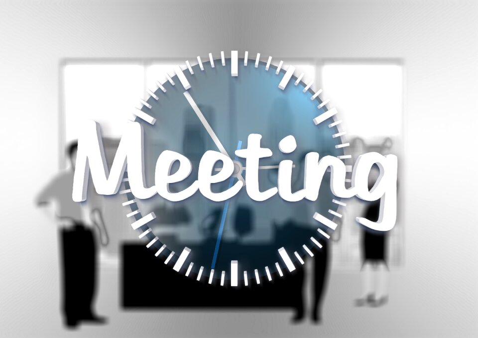 Businessmen meeting office