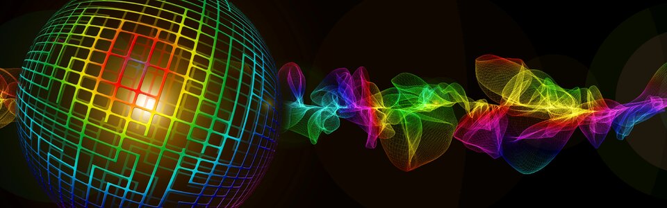 Particles color colorful