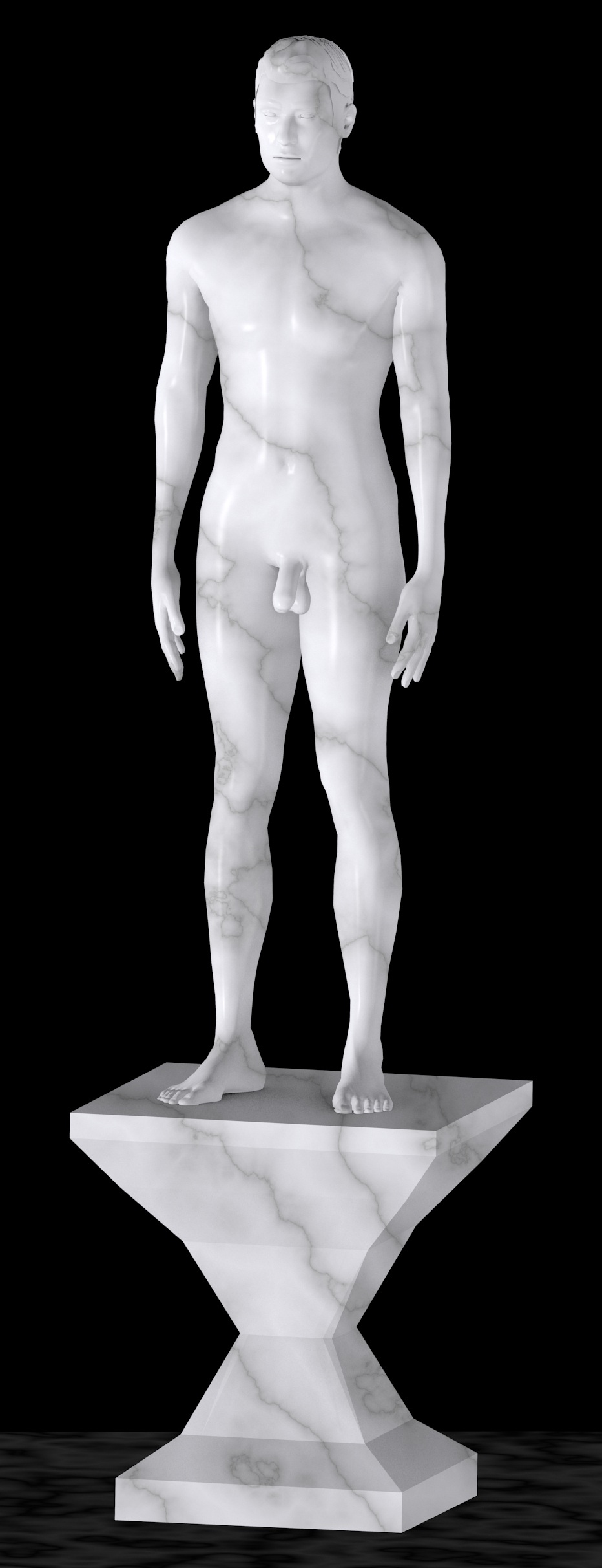 3d graphics character marble