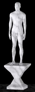 3d graphics character marble