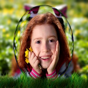 Child girl smile