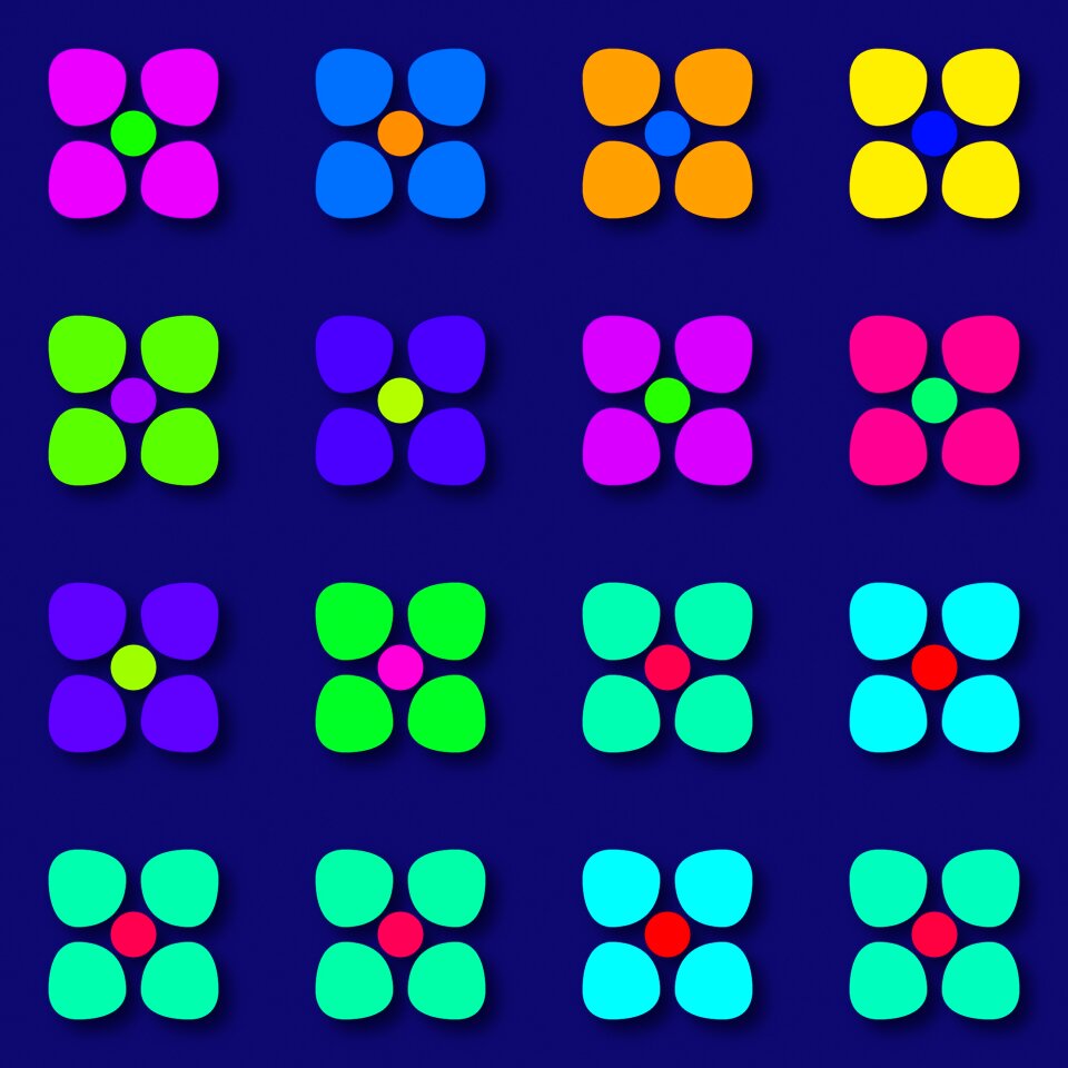 Pretty colourful Free illustrations
