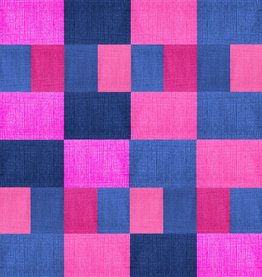 Geometric blue purple