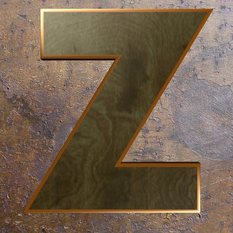 Alphabet letter wooden