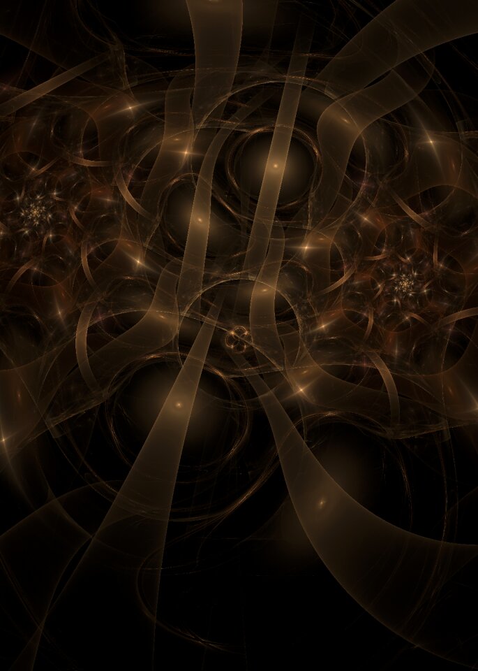 Pattern bubbles black background