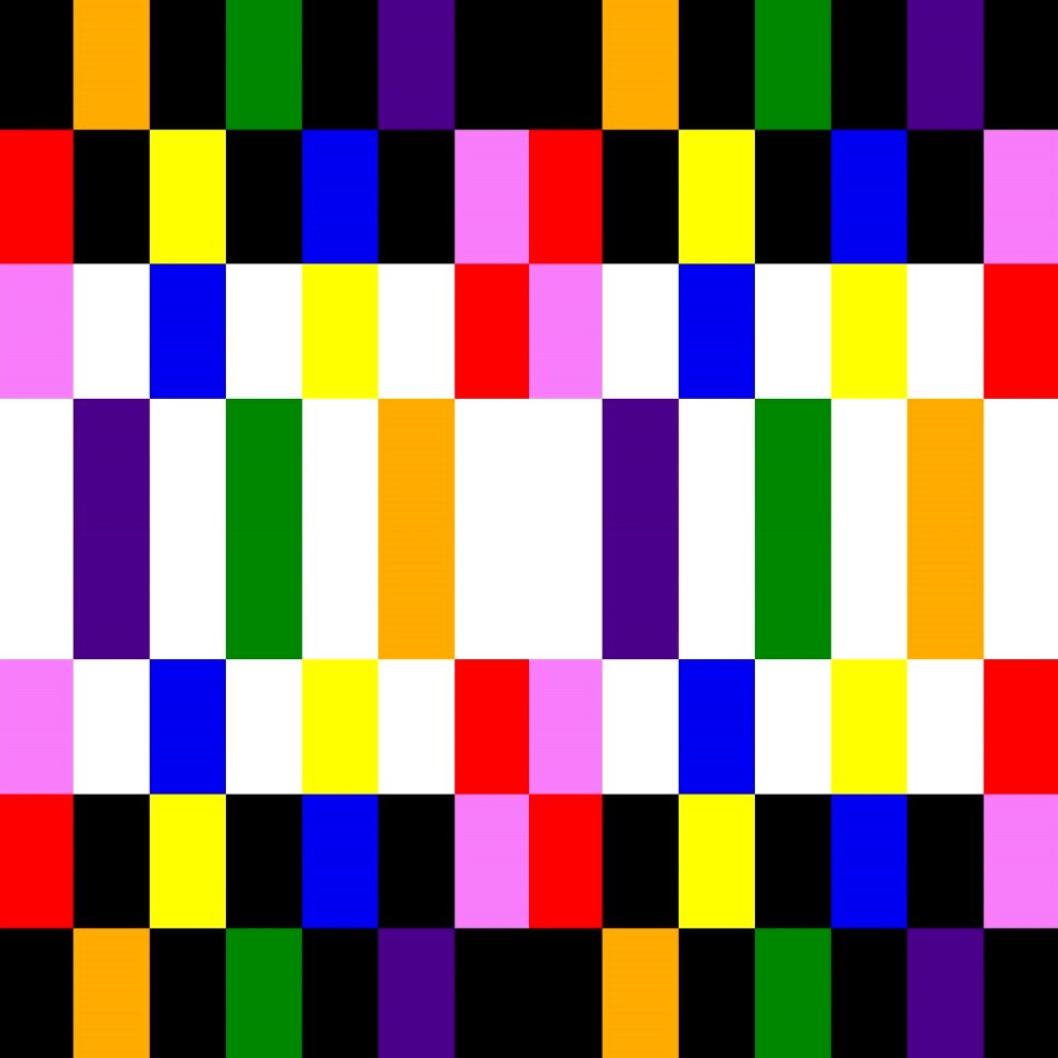 Red orange white