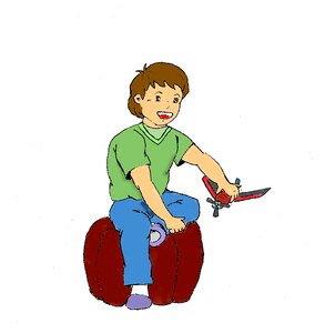 Child aircraft Free illustrations