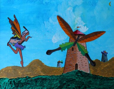 Wings art naive