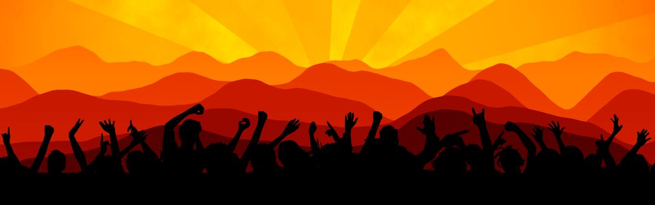 Happiness outdoors Free illustrations