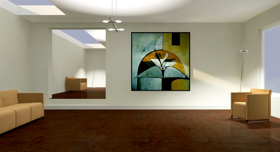 Shadow living room apartment