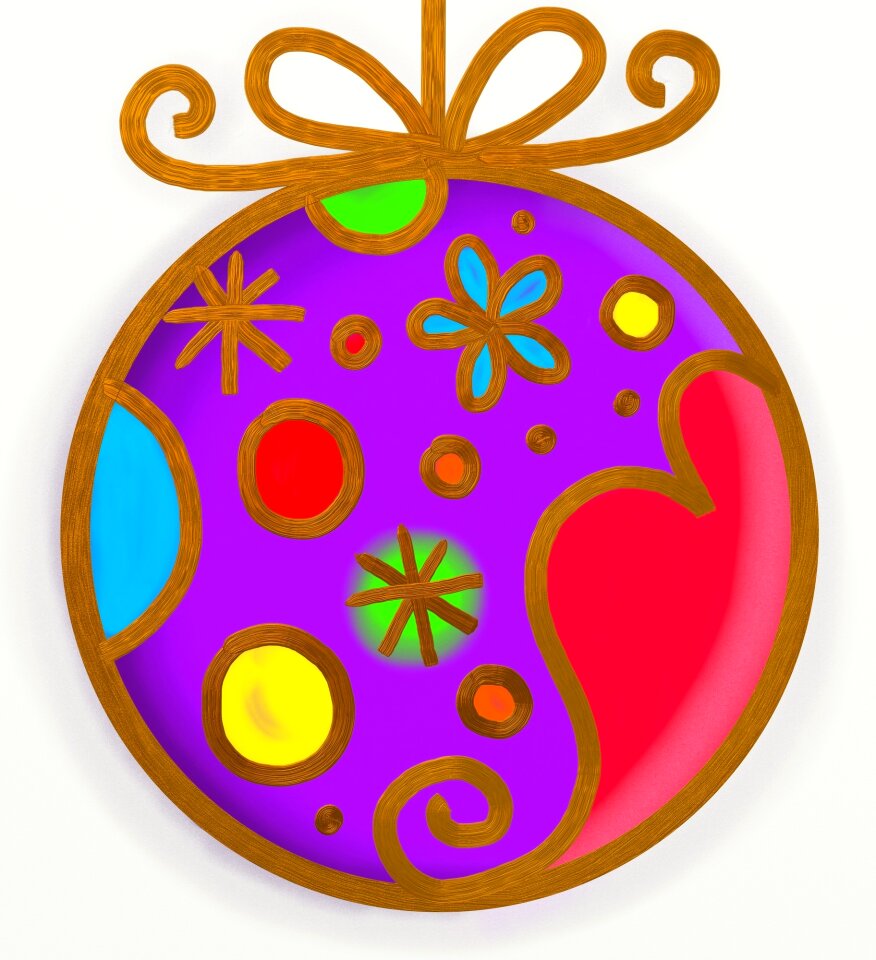 Festive bauble decoration