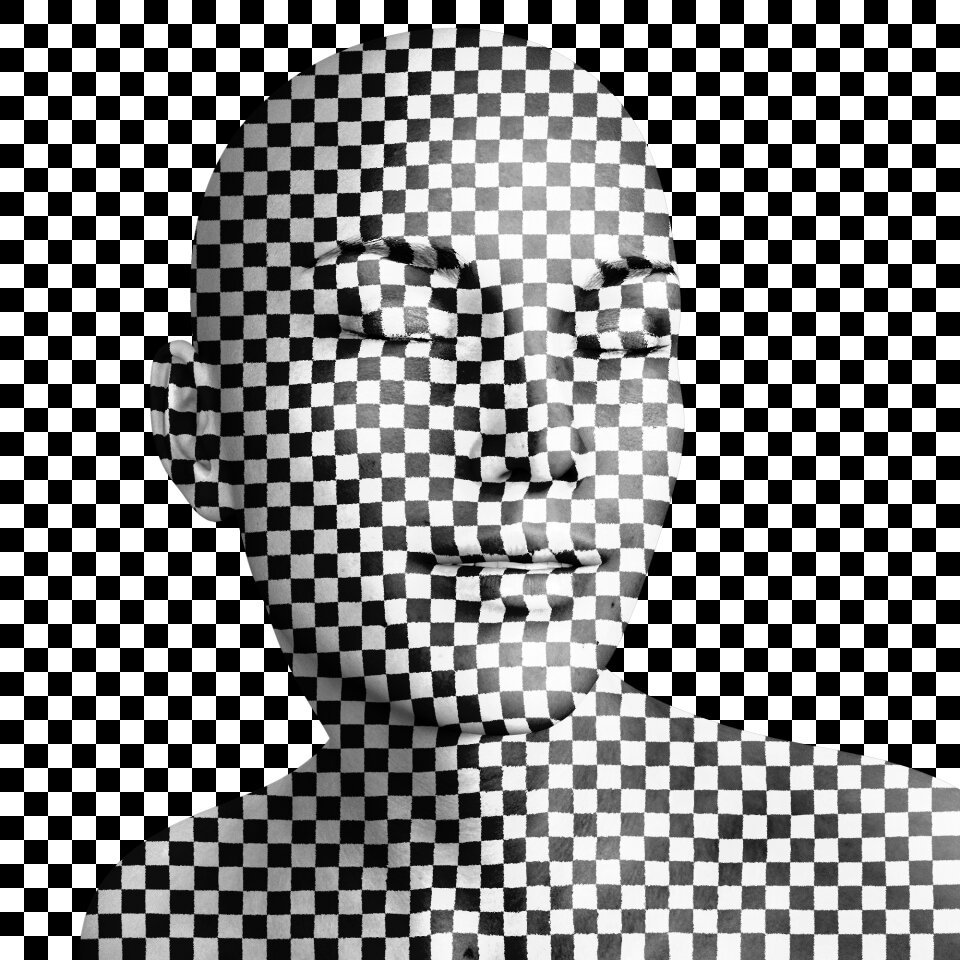 Pattern woman gray pattern