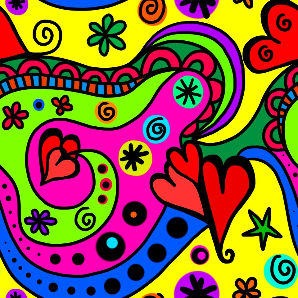 Abstract pattern seamless pattern