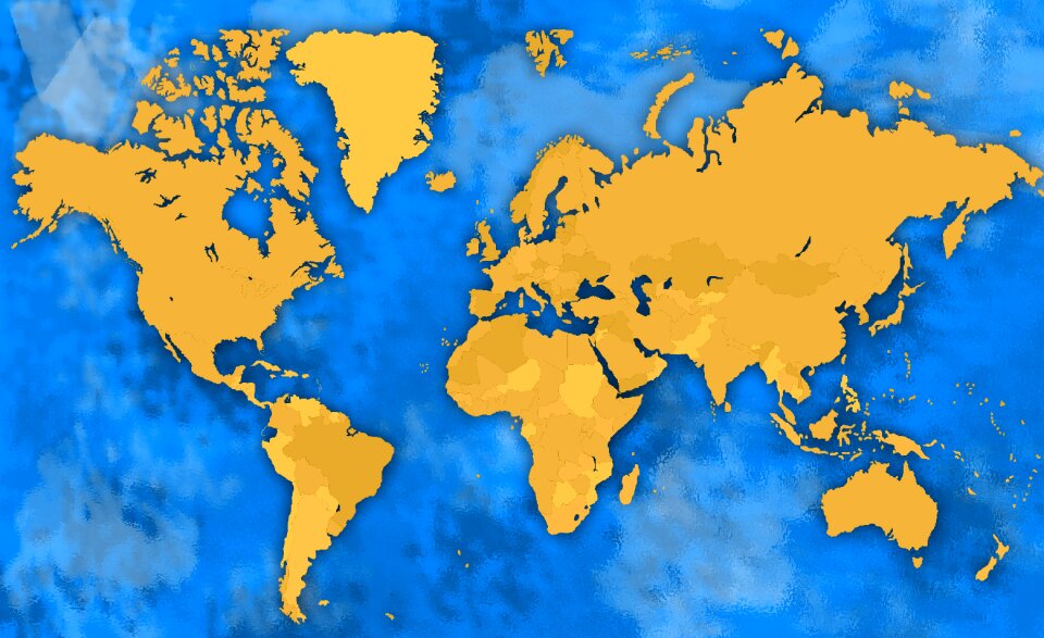 Art asia asia map