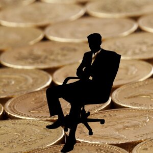 Business concept corporate brown businessman