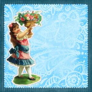 Flowers little girl