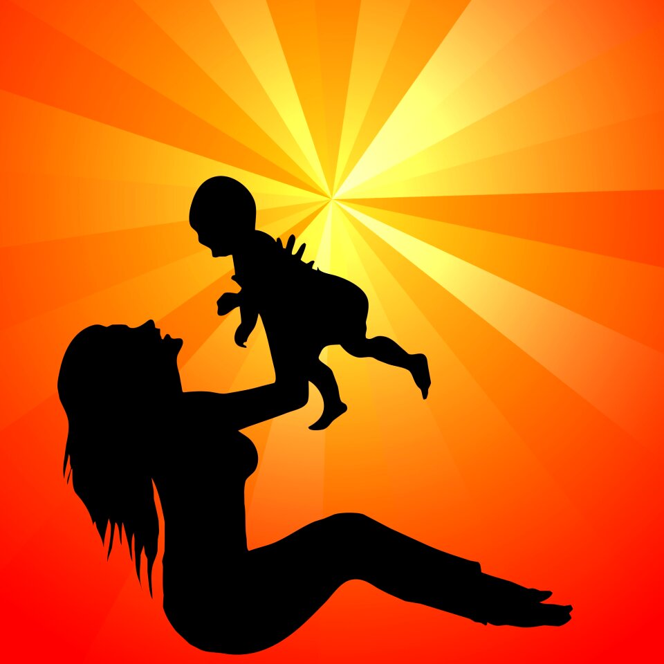 Mother child mother baby