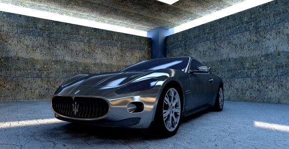 Sports car luxury car auto