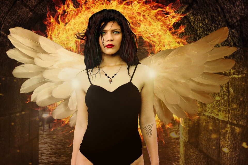 Fantasy model angel angel of venganze