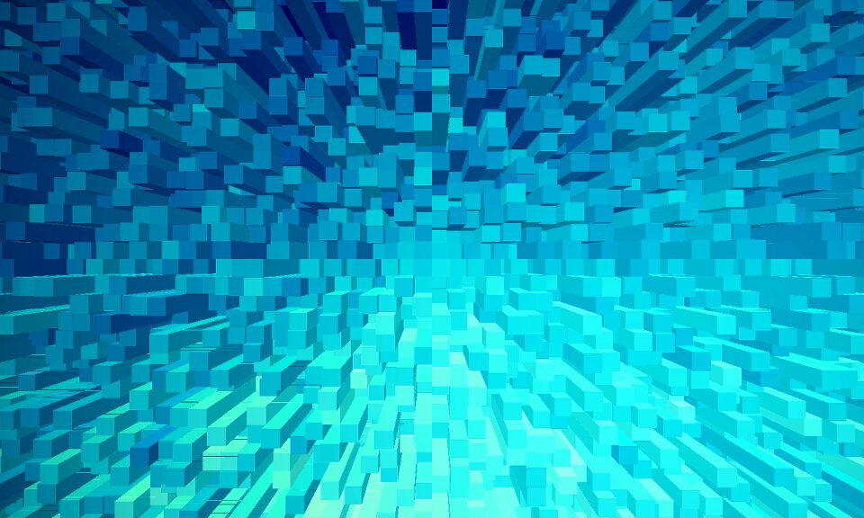 Extrude blue background Free illustrations