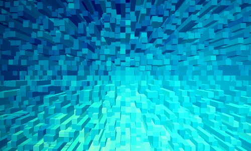 Extrude blue background Free illustrations