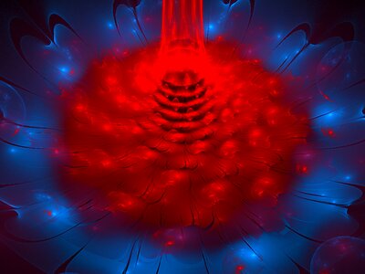Vortex backdrop plasma