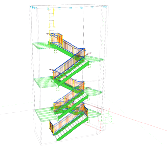 Architecture blueprints 3d