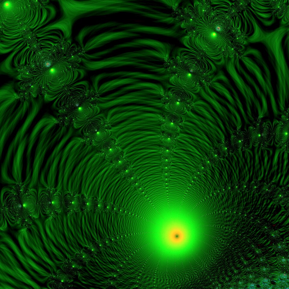 Futuristic mystic tunnel