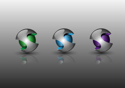 Circle light Free illustrations