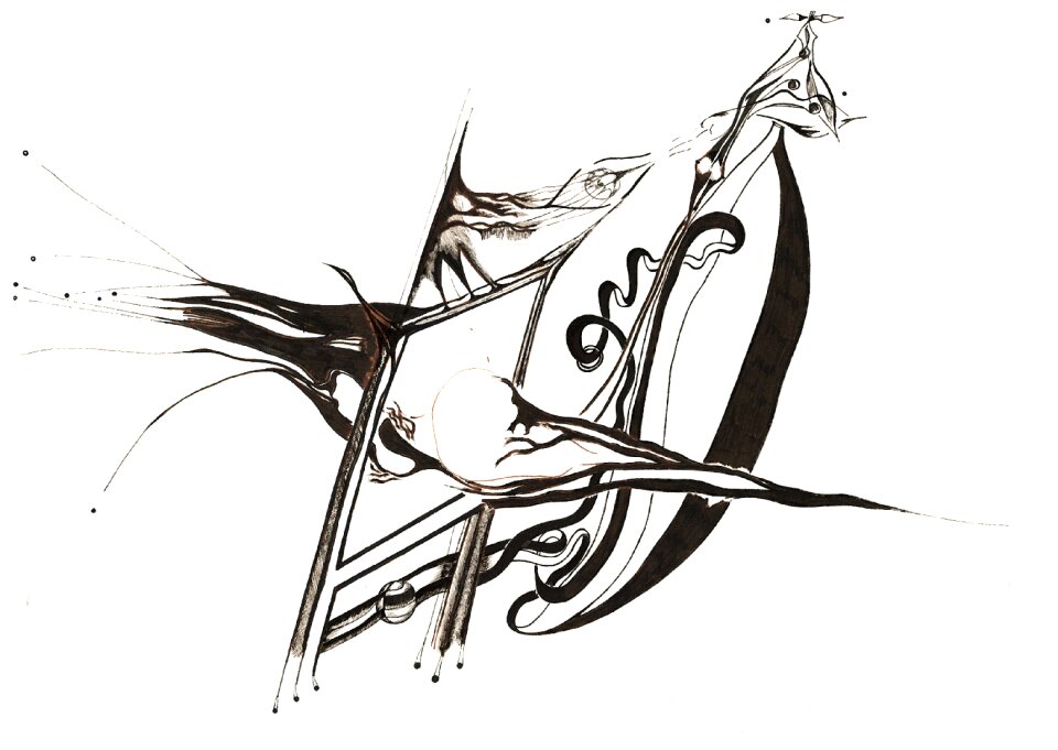 Art black and white graphics