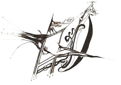 Art black and white graphics