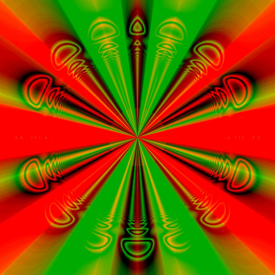 Modern art colorful digital