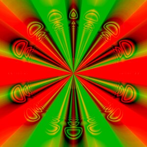 Modern art colorful digital
