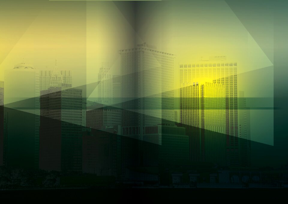 City ​​style brochure Free illustrations